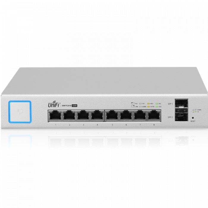 Коммутатор Ubiquiti UniFi Switch PoE US-8-150W
