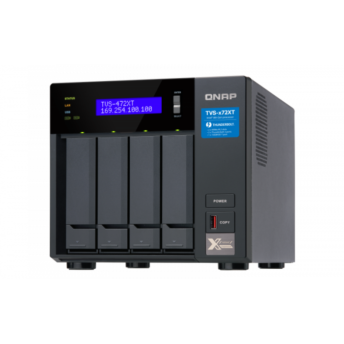 Сетевой RAID-накопитель TVS-472XT-PT-4G