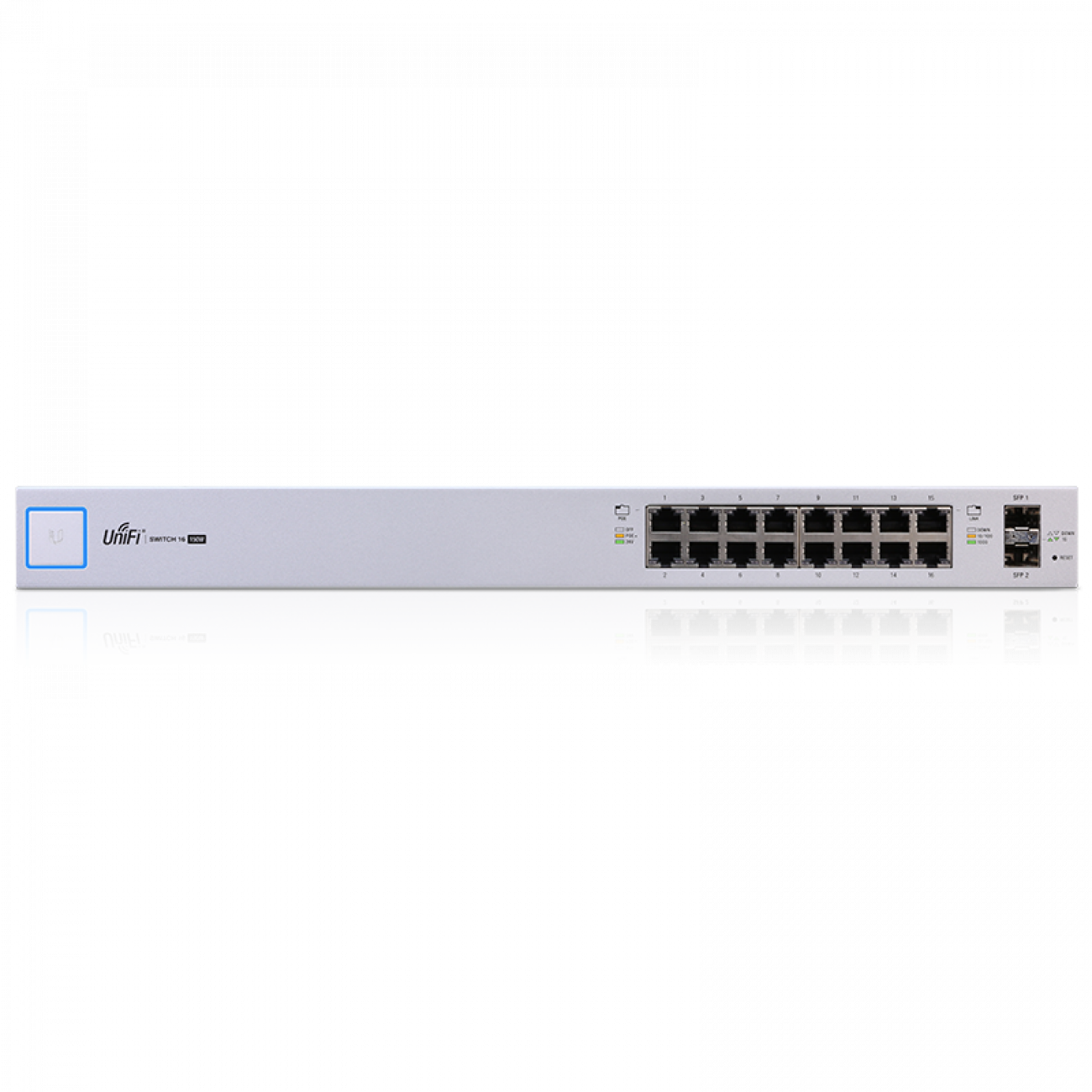 Коммутатор Ubiquiti UniFi Switch PoE US-16-150W