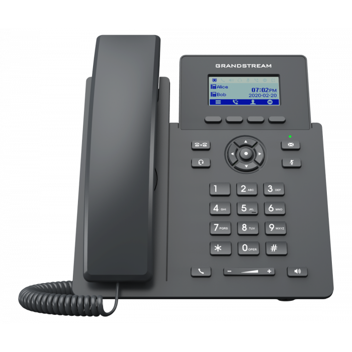 IP телефон Grandstream GRP2601P - (PoE, без БП). 2 SIP аккаунта, 2 линии, нет подсветки экрана