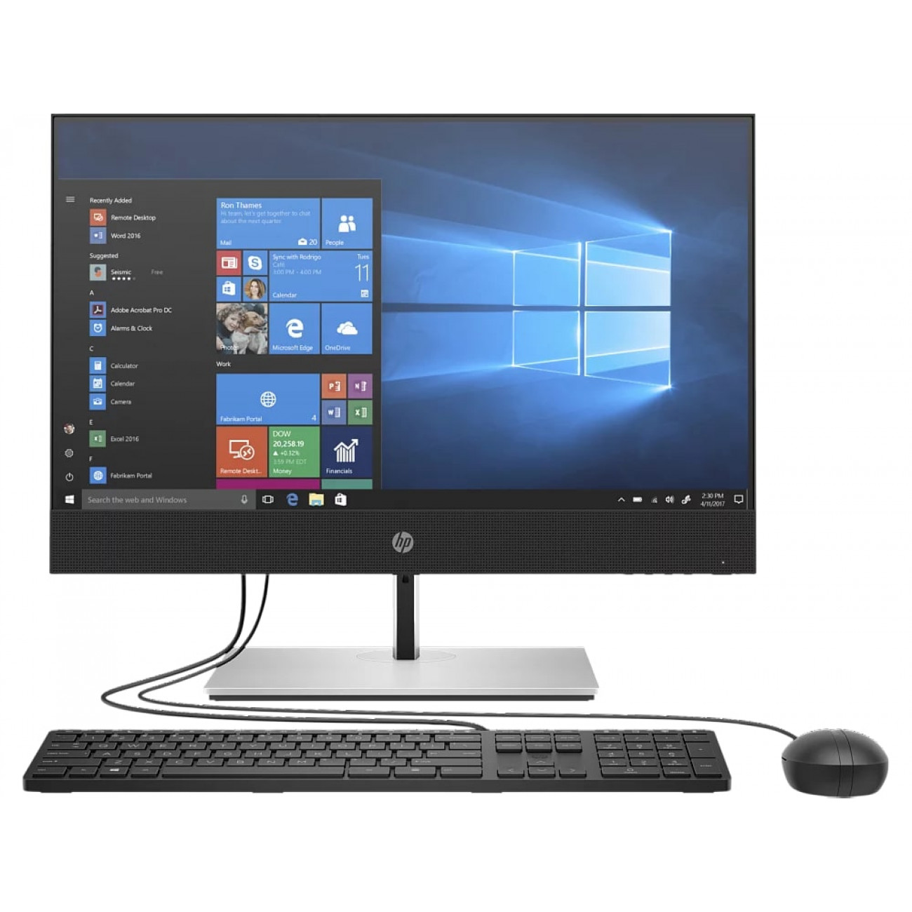 Моноблок HP ProOne 440 G6 AIO 23.8" FHD/ Core i3-10100T/ 8GB/ 1TB/