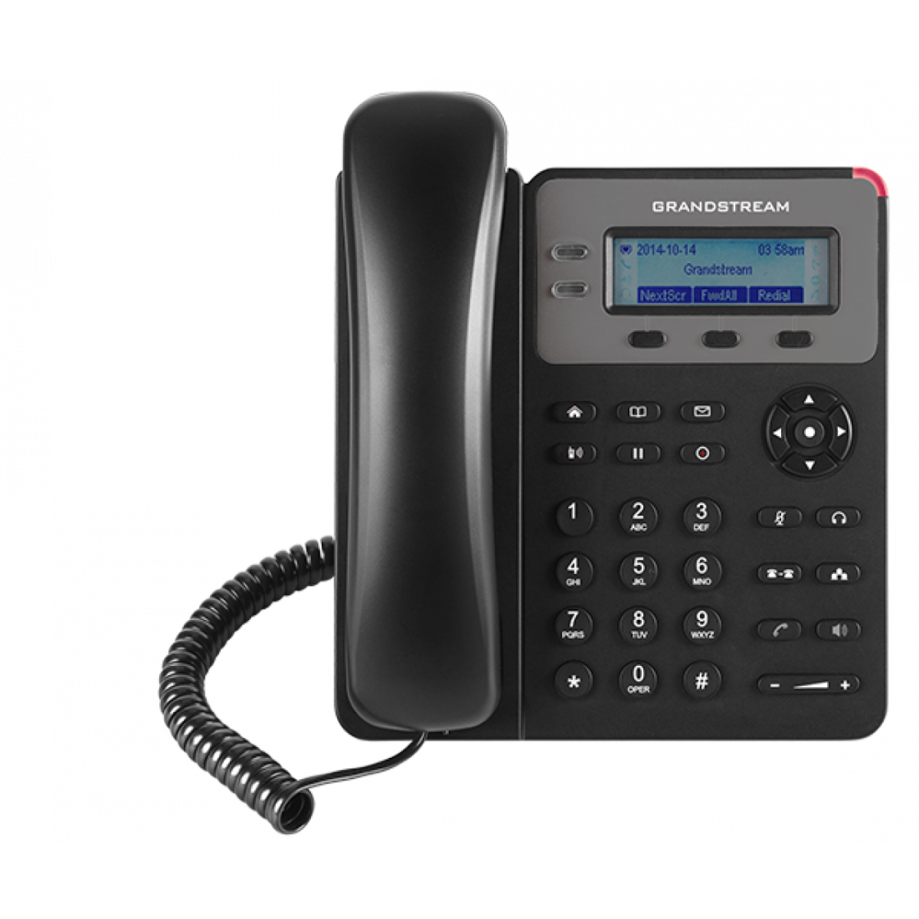 IP телефон Grandstream GXP1615 2 SIP аккаунта, 2 линии, нет подсветки экрана, PoE