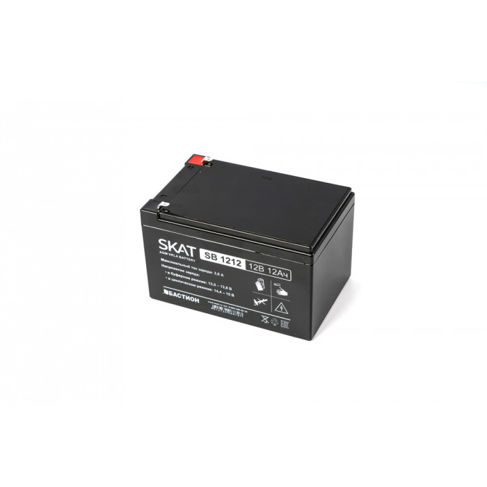 АККУМУЛЯТОР СВИНЦОВО-КИСЛОТНЫЙ SKAT SB 12В Ач12