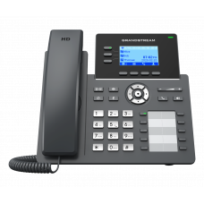 IP телефон Grandstream GRP2604P - (PoE, без БП). 6 SIP аккаунта, 3 линии, есть подсветка экрана