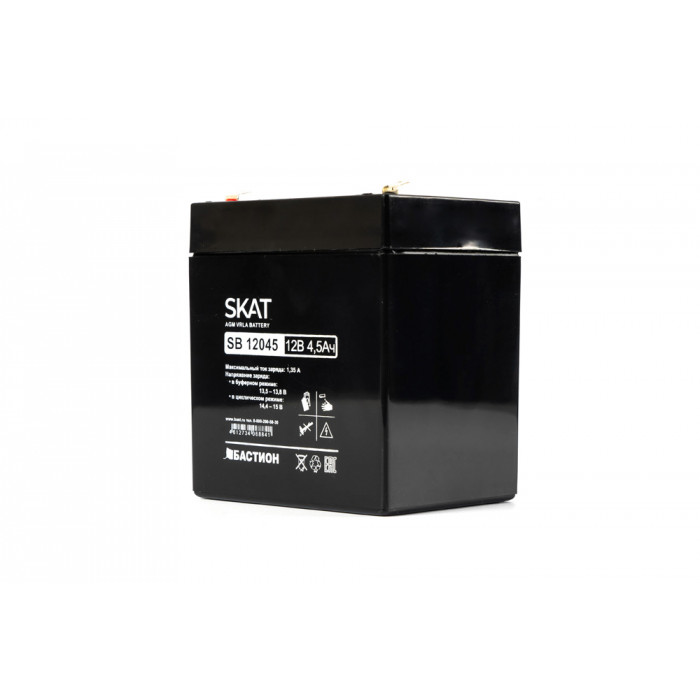 АККУМУЛЯТОР СВИНЦОВО-КИСЛОТНЫЙ SKAT SB 12В 4,5 Ач