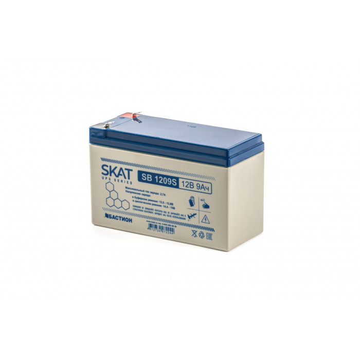 АККУМУЛЯТОР СВИНЦОВО-КИСЛОТНЫЙ SKAT SB 12В 9Ач S