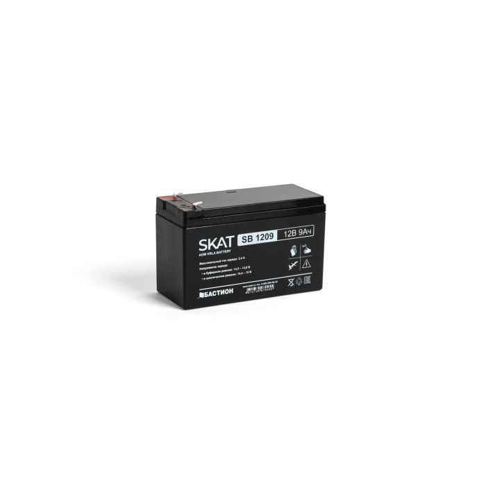 АККУМУЛЯТОР СВИНЦОВО-КИСЛОТНЫЙ SKAT SB 12В 9Ач