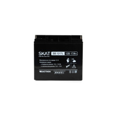 АККУМУЛЯТОР СВИНЦОВО-КИСЛОТНЫЙ SKAT SB 12В 17Ач L