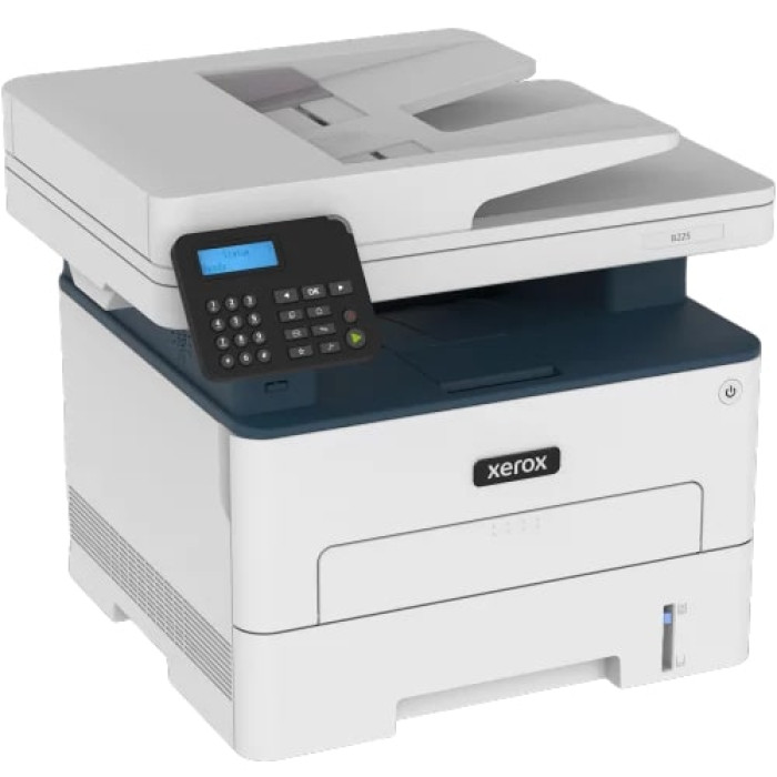 МФУ лазерный Xerox WorkCentre B225DNI, A4, лазерный, белый.