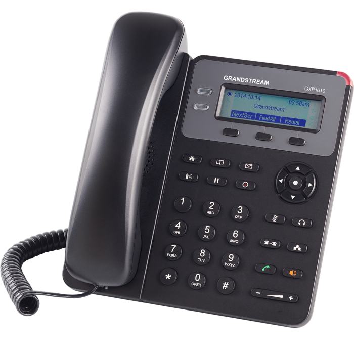 IP телефон Grandstream GXP1610 (без POE) 2 SIP аккаунта, 2 линии, нет подсветки экрана
