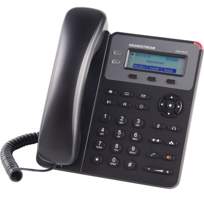 IP телефон Grandstream GXP1610P (POE, блок питания не входит в комплект) 2 SIP аккаунта, 2 линии, нет подсветки экрана