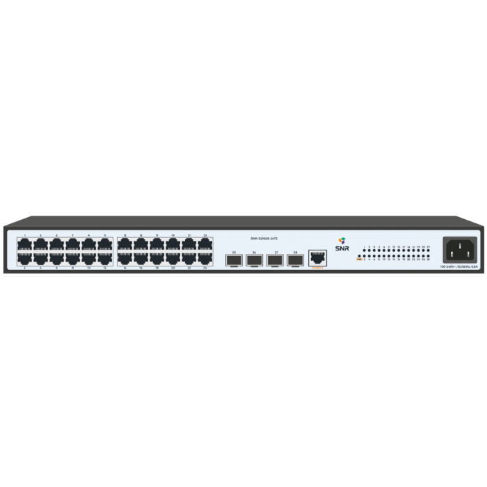 Управляемый коммутатор уровня 2 SNR-S2982G-24TE