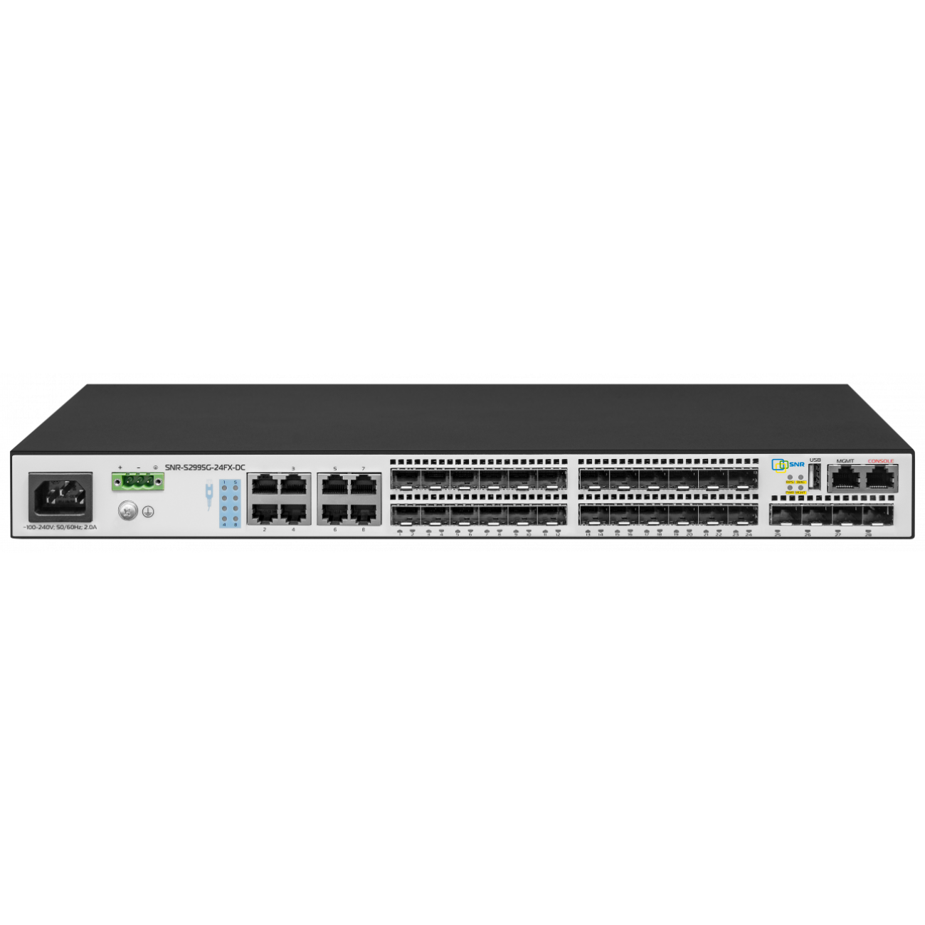 Управляемый коммутатор уровня 3 SNR-S2995G-24FX-DC