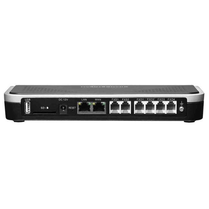 Grandstream UCM6204 - IP ATC. До 500 абонентов / 75 одновременных вызовов
