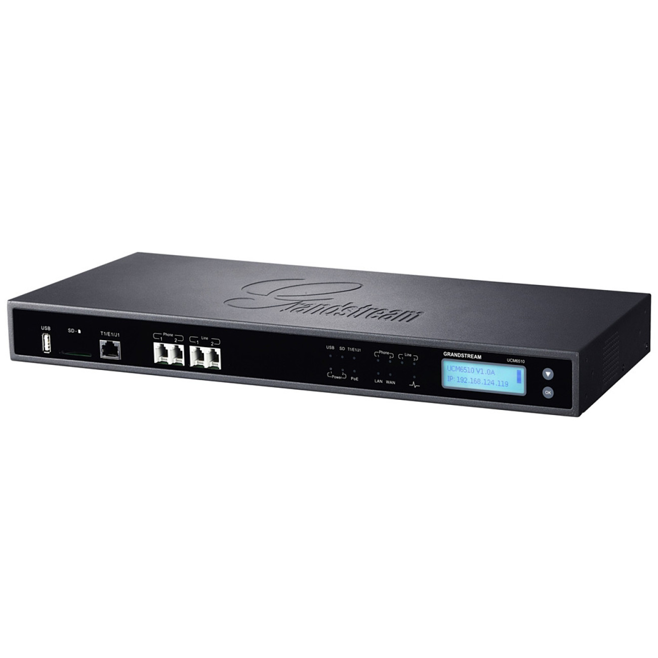 Grandstream UCM6510 - IP ATC. До 2000 абонентов / 200 одновременных вызовов