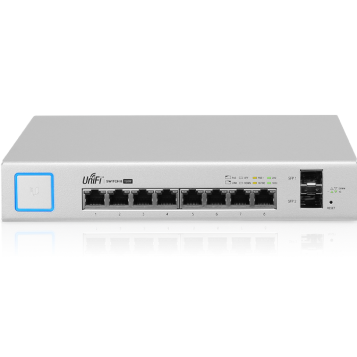 Коммутатор Ubiquiti UniFi Switch PoE US-8-150W