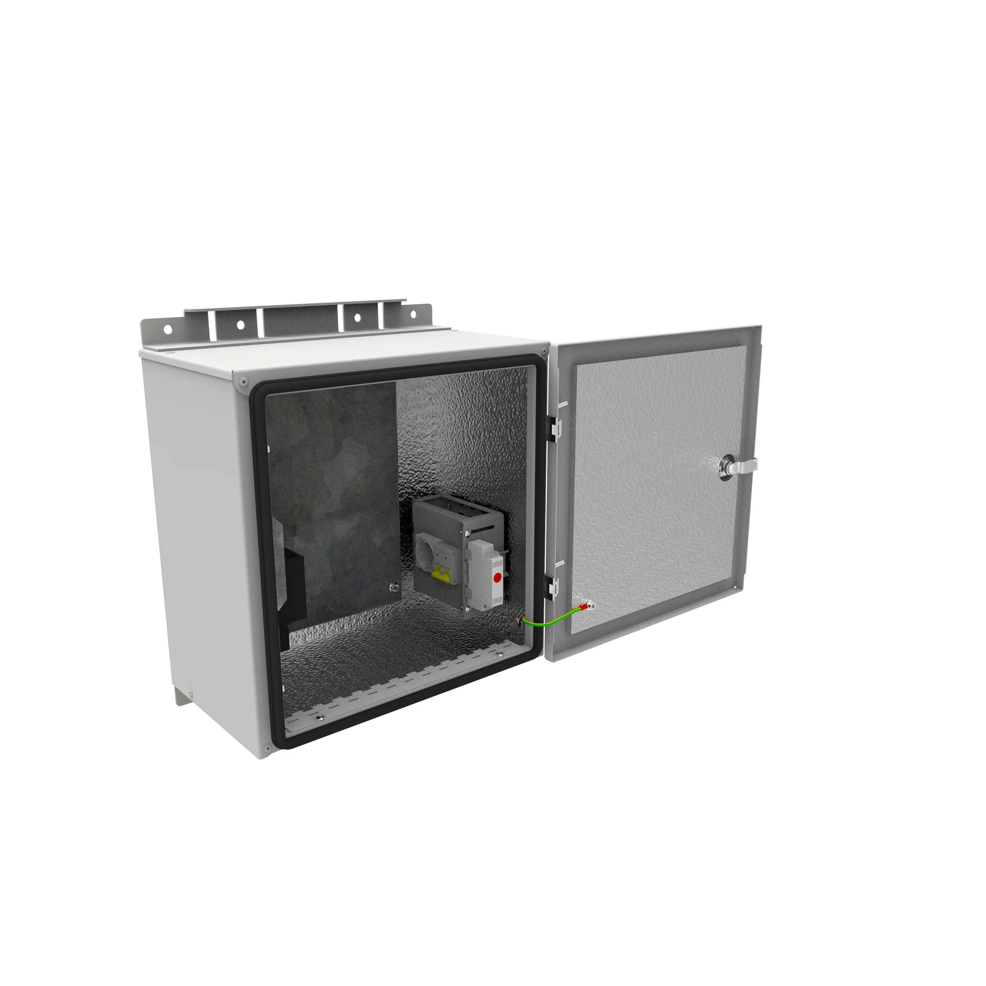 Настенный термошкаф 400x400x250 мм, IP65 (нагрев, контроль климата)