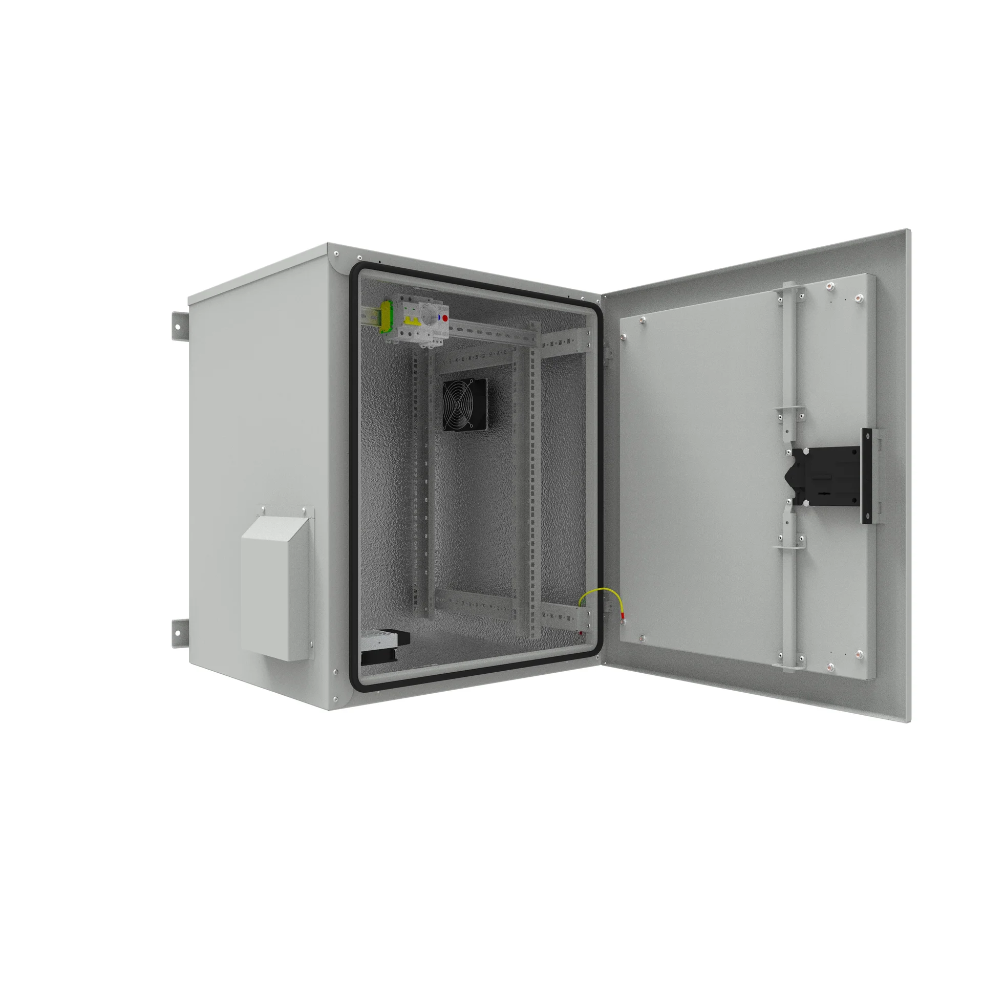 Шкаф уличный всепогодный 18U глубина 600мм (нагрев, охлаждение, контроль климата)