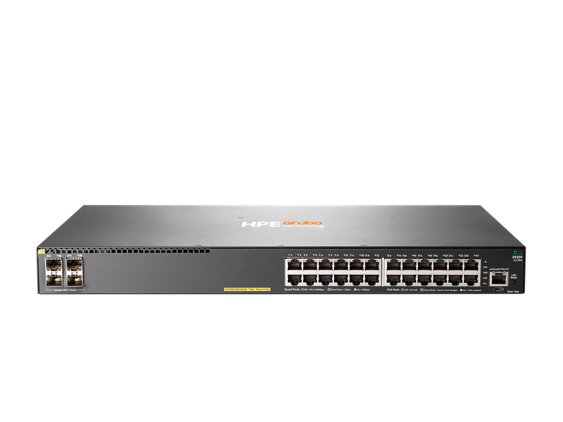 Коммутатор HPE Aruba  2930F 24G PoE+ 4SFP+ JL255A