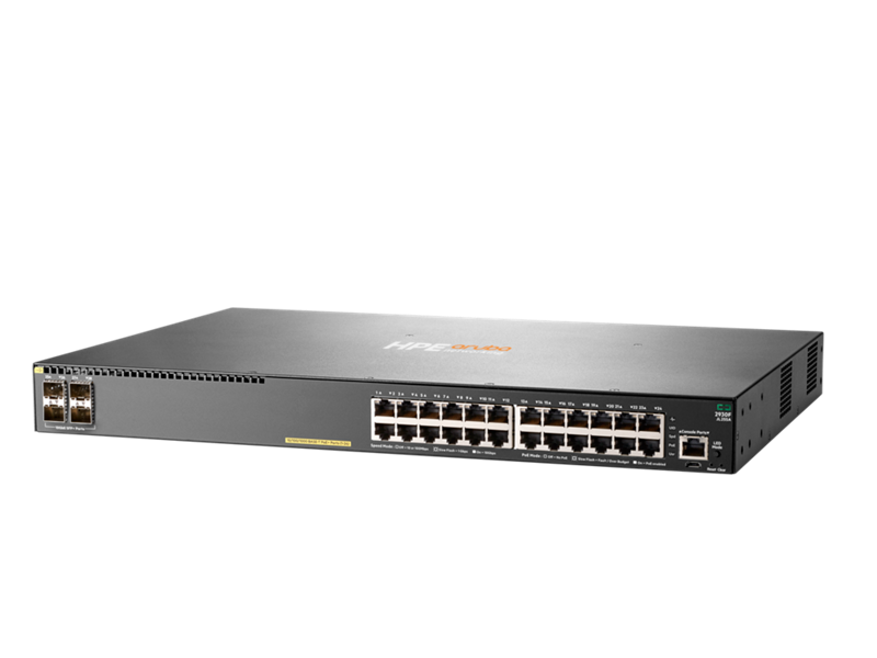 Коммутатор HPE Aruba  2930F 24G PoE+ 4SFP+ JL255A