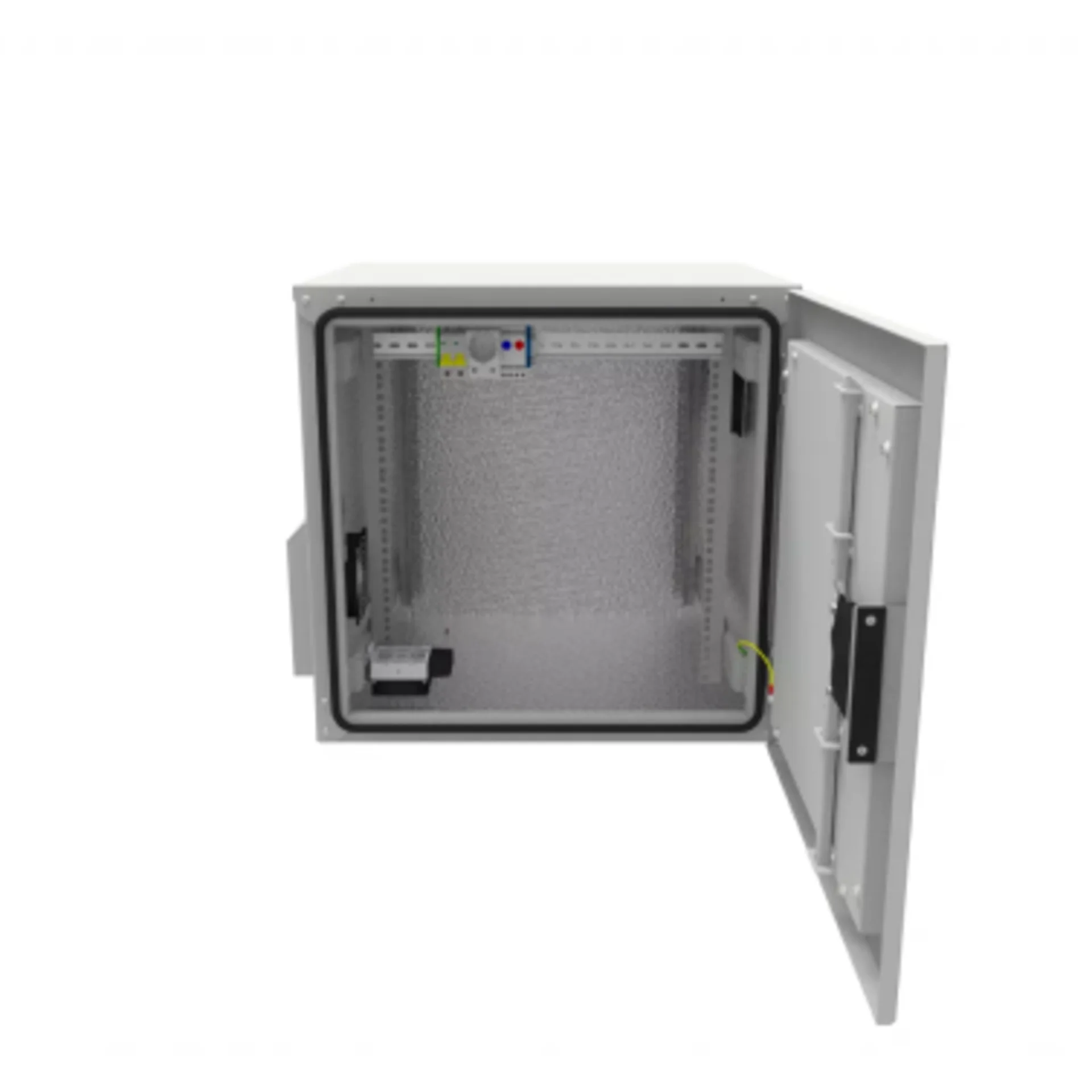 Шкаф уличный всепогодный 12U глубина 600мм (нагрев, охлаждение, контроль климата)