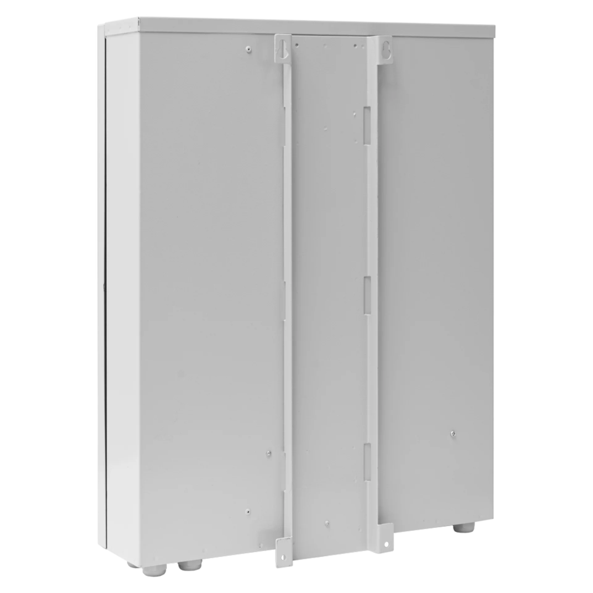 Шкаф уличный серии Real, 2U, 540х430х130, RAL7035 с утеплителем